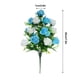 thumbnail image 3 of Simulación de 18 rosas Fiudx Flores artificiales estilo europeo decorativas, 3 of 4
