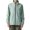 Mint Green, variant on Womens Fall Hoodless Casual Outwear & Jackets Solid Color Stand Collar Full Zip Long Sleeve Windproof Outer Jacket With Side Pockets For Hiking Camping Travel Daily Activity