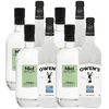 Nkd Distillery Tequila 4 Pack Alternative Premium Non-Alcoholic Spirit 750 ML Bottles w 4 Pack Owen’s Mixers Club Soda 750 ML Bottles - Perfect for Mocktails - A