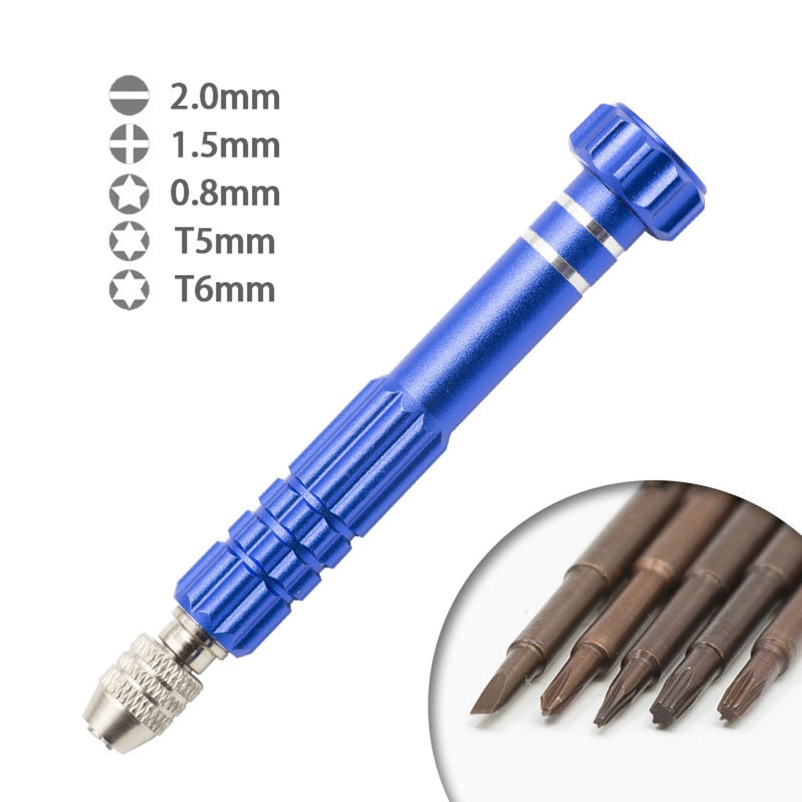 5in1 Multifunctional Small Screwdriver Eyeglass Screwdriver S2 Steel