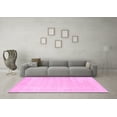 thumbnail image 3 of Ahgly Company Indoor Rectangle Solid Pink Modern Area Rugs, 2' x 3', 3 of 4