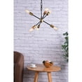 thumbnail image 3 of Nolan 6 Light matte black Pendant, 3 of 9