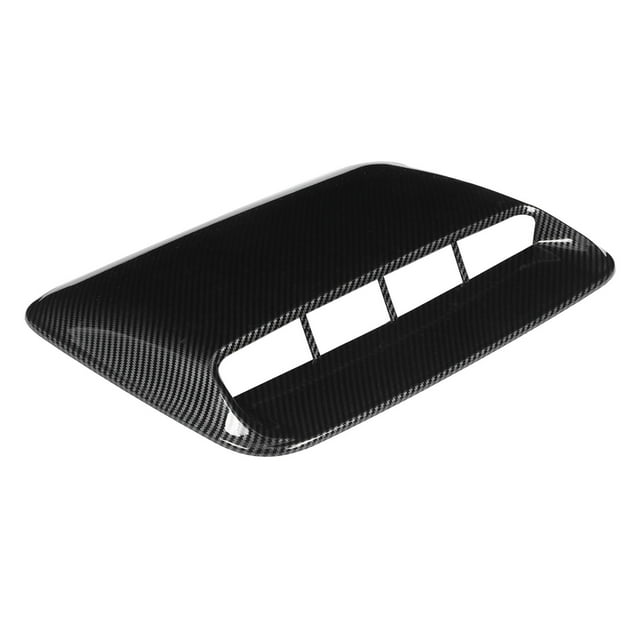 Bonnet Air Intake Grille, Indeformable Hood Scoop Trim Black For Car Modification Glossy Black,Carbon Fiber