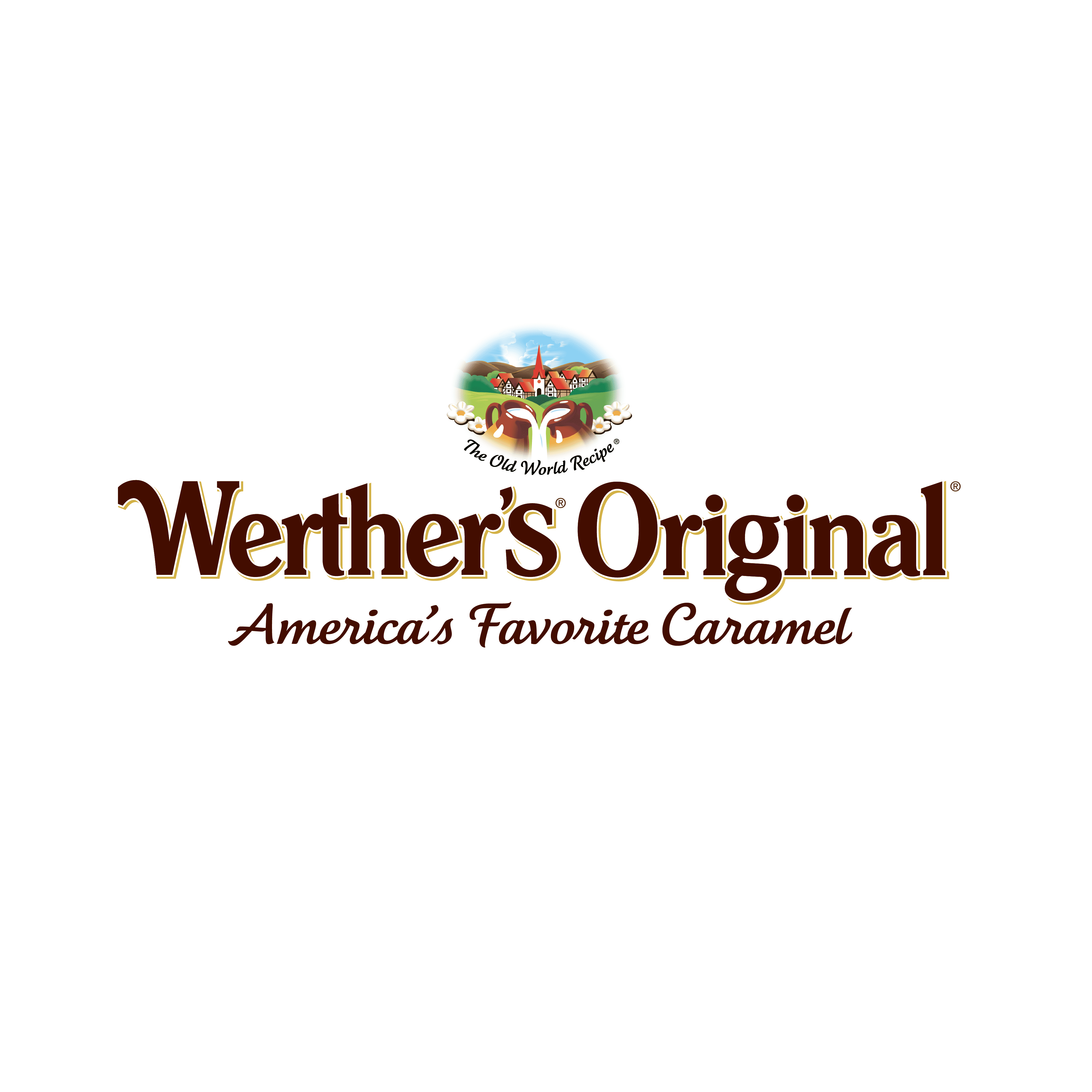 (4 pack) Werther's Original Hard Apple Filled Caramel Candy, 5.5 oz