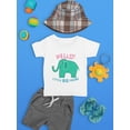thumbnail image 3 of Hello Little Big Friend T-Shirt Infant -Image by Shutterstock,  24 Months, 3 of 4
