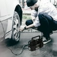 thumbnail image 5 of Tire Inflator Heavy Duty Double Cylinders with Portable Bag, Metal 12V Air Compressor Pump 150PSI with Adapter for Car, Truck, SUV Tires, Dinghy, Air Bed Etc, 5 of 10