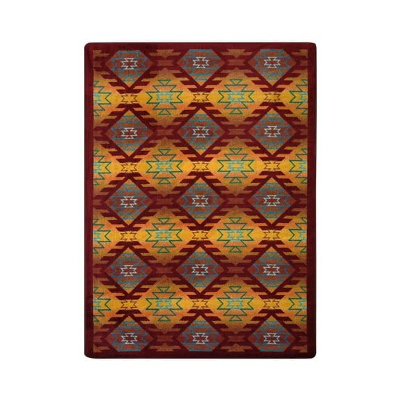 Canyon Ridge 3'10" x 5'4" Area Rug In Color Mesa Sunset