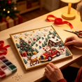 thumbnail image 5 of Christmas Diamond Painting Kit With Frame, Complete Christmas Diamond Art Kits For Adults Beginners, All-in-One DIY Diamond Painting Kits, Craft Supplies For Holiday Art Making, 5 of 6