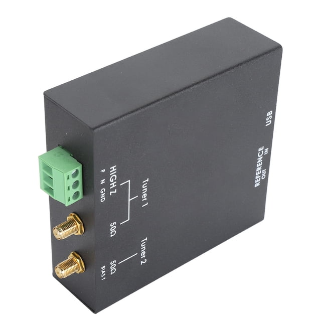 Receiver, 14bit Software Defined Support VLF LF HF VHF UHF Band Radio Receiver RSPduo for Marine
