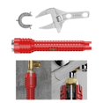 thumbnail image 1 of Llave para fregadero, herramienta de instalación y extracción antideslizante, herramienta de plomería para cerrar el fregadero estilo D, 1 of 8