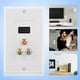 thumbnail image 3 of Conector De Salida, Placa De Pared Blanca HDMI + 3RCA, Placa Frontal De Pared De Audio Y Video, ABS HD 1080P Para Oficina En Casa YLSHRF HDMI RCA Wall Plate, 3 of 8