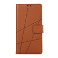 thumbnail image 3 of Nalacover Case for Samsung Galaxy S21 Plus - Card Holder PU Leather Flip Wallet Cover with Magnetic Clasp Stand Hand Strap, Soft TPU Inner Shockproof Anti-Scratches Case for Galaxy S21 Plus, Brown, 3 of 10