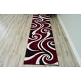 thumbnail image 5 of Planet Rugs Premium 3D Thick Abstract Indoor Area Rug 327 Red 5'3''x7'6'', 5 of 10