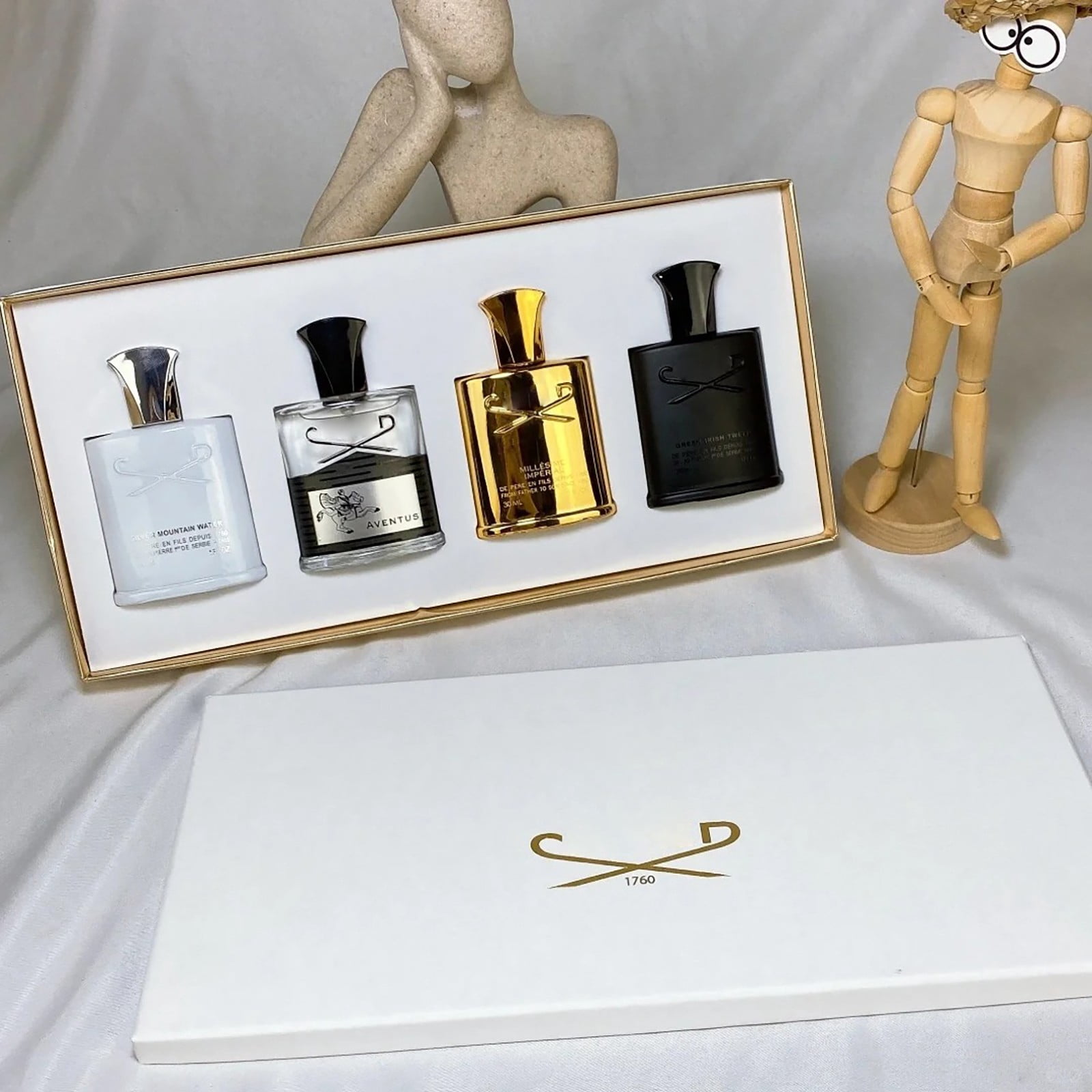 Men's Gift Set Box By Fragrance Travel Friendly Fragrance Wardrobe