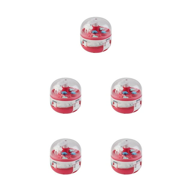 Vogacara Mini máquina de garra de plástico, juguete de desarrollo para padres e hijos, máquinas para agarrar animales, regalo de Navidad, juguete rojo Type2 NO2