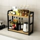thumbnail image 4 of Estante De Cocina, Especiero, Estante De Almacenamiento De Metal, Dise O De Dos Capas Organizaci N Vers Til, Estilo Moderno, Para Almacenamiento En La Cocina, Accesorio Esencial De Cocina, 4 of 5