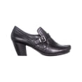 thumbnail image 4 of Womens BareTraps Haydon Buckle Strap Low Ankle Boots, Black, 4 of 5