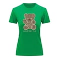 thumbnail image 3 of Playera Blusa Con Impresion De Oso LoverBear Con Fondo De Dinero Ropa De Mujer Juvenil Color Verde Talla Grande Marca Emil SaEs, 3 of 4