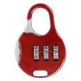 thumbnail image 3 of 10pcs Colorful Password Padlock Security Combination Lock Coded Lock Metal Padlock, 3 of 5