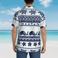 thumbnail image 6 of Xecao Sea Underwater Animals1 print Hawaiian shirt - a stylish short-sleeve button-down for men, perfect for casual beach and tropical outings., 6 of 9