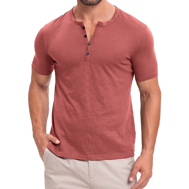 pstuiky Mangas cortas para hombre, Camisa casual de manga corta para hombre, estilo bolos vintage, estilo playero cubano, con botones, para verano camisas casuales para hombre l