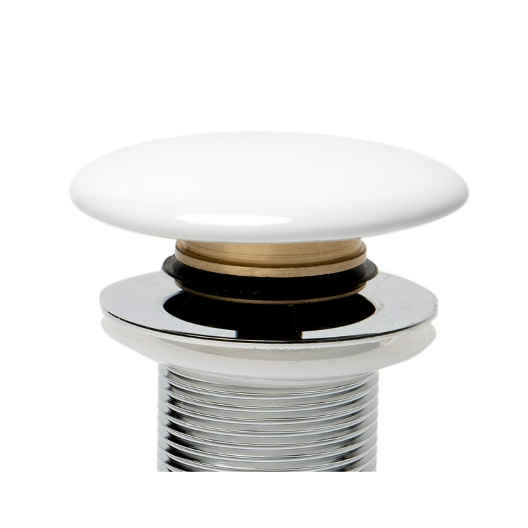 ALFI brand AB8055 Ceramic Mushroom Top Pop Up Drain for Sinks