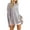 Gray, variant on AherBiu Pajama Tops for Women Long Sleeve Comfy Basic Layer T Shirts Scoop Neck Loose Undershirts Plain Tees