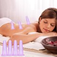 thumbnail image 3 of 8PCS Cupping Cup Set Creative Silicone Facial Massage Cup Therapy Cup, 3 of 10