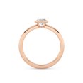 thumbnail image 3 of IGI Certified 1/2 Carat (ctw) Bezel Set Solitaire Engagement Rings For Women, Round Lab Grown Diamond Promise Ring For Her In 14k Rose Gold | F-G, VS-SI Quality (0.50 Ctw) Ring Size-5.5, 3 of 4