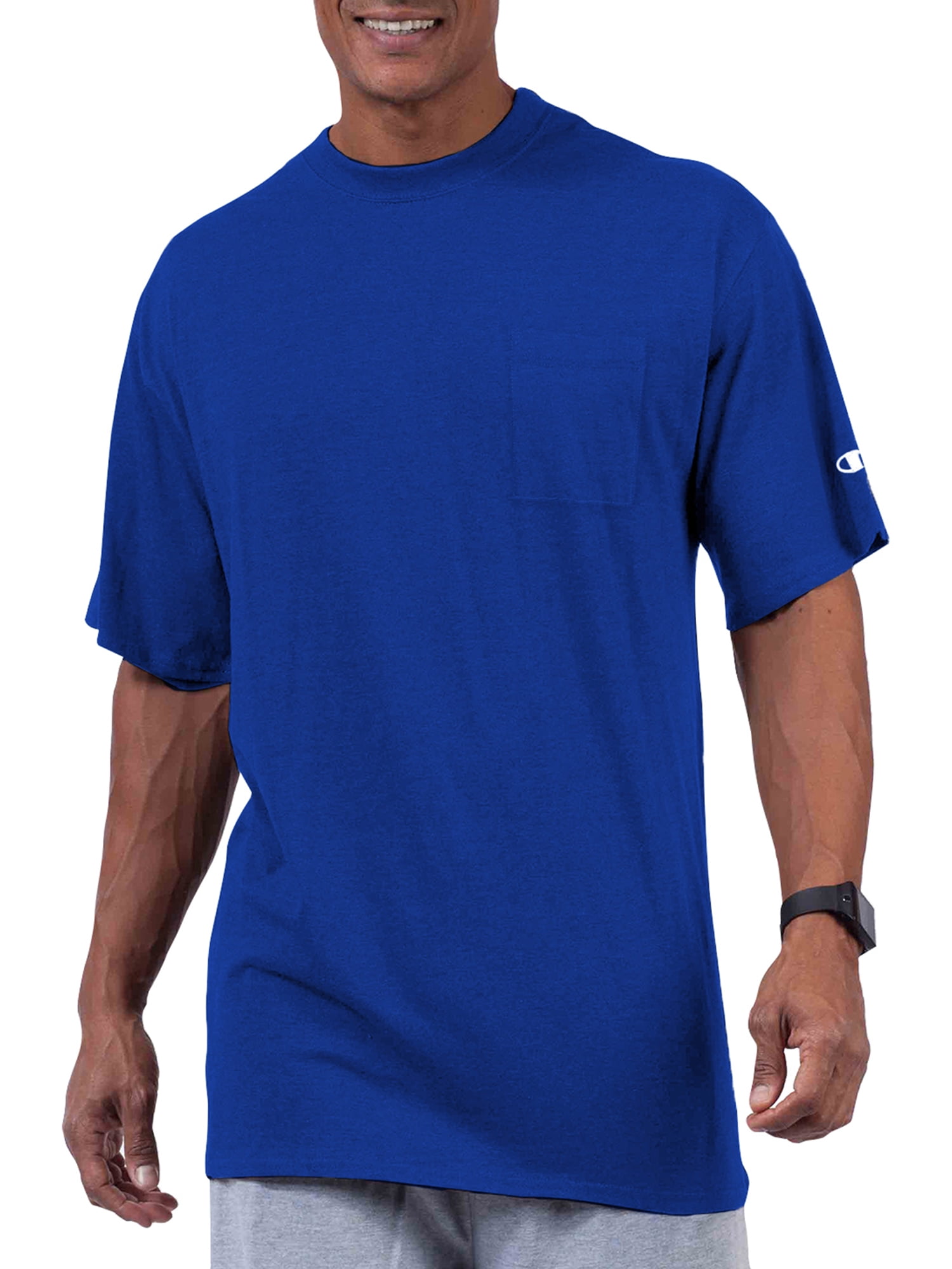Big Mens Blue Three Before Eight Petty Short Sleeve Shirt Sizes 2xl to 7xl 