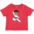 thumbnail image 3 of Inktastic African American Boy, Black Belt, Karate Pose Boys Baby T-Shirt, 3 of 5