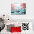 thumbnail image 4 of JRXY BeyondNice Abstract Red Tree of Life Landscape black and White Canvas Painting Posters and Prints Modern Wall Art Picture for Home Decor New Home Gift Unframed 16x12in, 4 of 4
