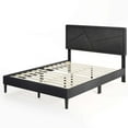 thumbnail image 2 of Costway Full Size Bed Frame with High Headboard & Wooden Slats No Box Spring Needed, 2 of 10