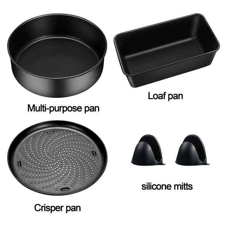 Eco Moda Baking Set for Ninja Foodi 65 Qt, 8 Qt,Accessories for Instant  Pot, Air Fryer Deluxe Bake Kit compatible with Ninja Foodi OP101