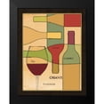 thumbnail image 2 of Pela Design 20x24 Black Modern Framed Museum Art Print Titled - Wine Cellar I, 2 of 5