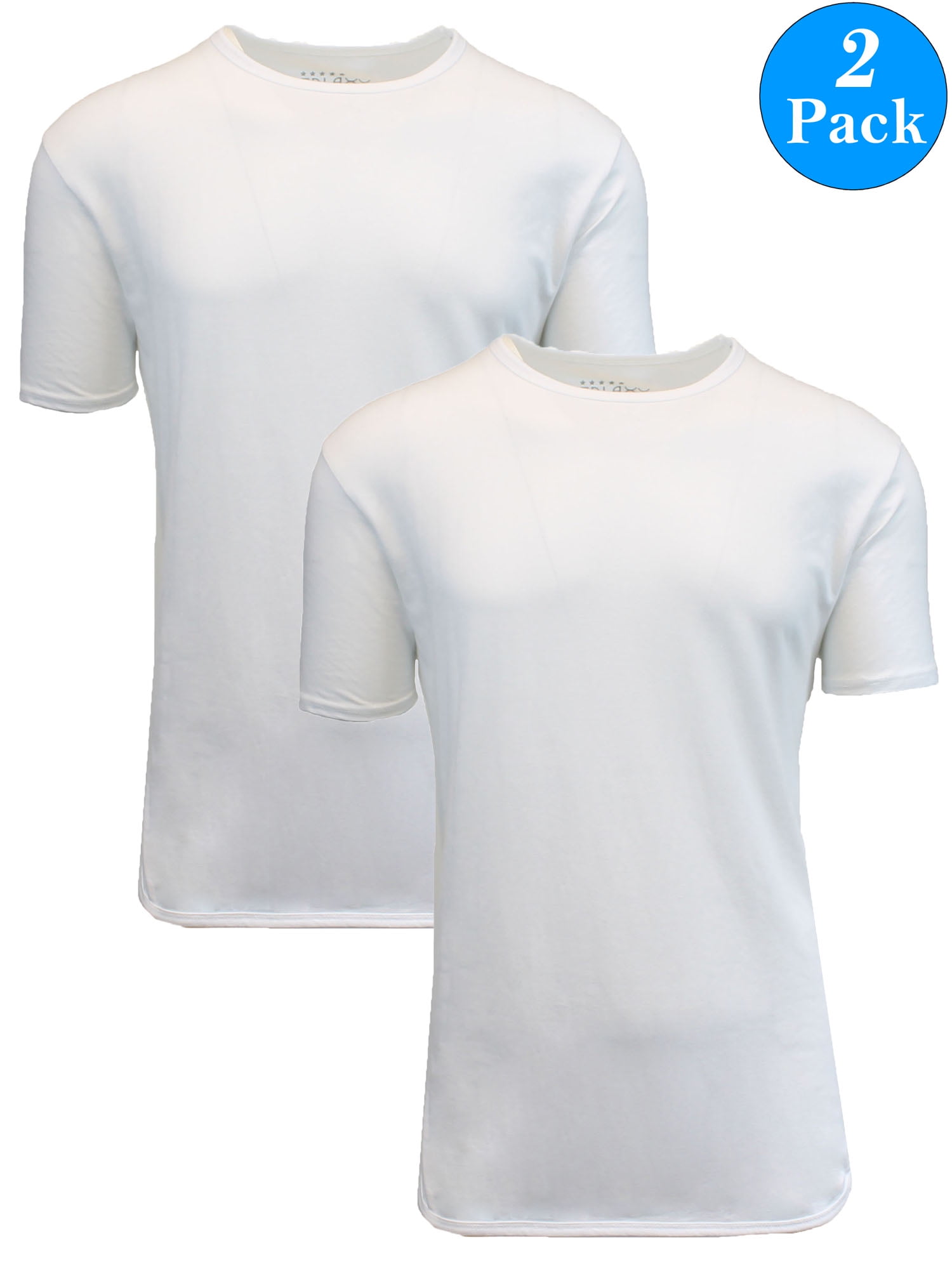 Cotton Slim-Fit Scallop T-Shirt (2-Pack 