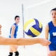 thumbnail image 4 of Voleibol interior oficial tamaño 5 Sharpla Pelota de voleibol PU Soft Azul amarillo, 4 of 8