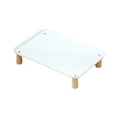 thumbnail image 5 of Fzaqwen Raised Pet Feeder Stand Cat Bowl Stand for Automatic Pet Feeder Pet Supplies White 37x26.5x8cm, 5 of 9