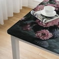 thumbnail image 5 of WYYP Roses Square Tablecloth with Elastic Edge 100% Polyester Fiber 52*52, 5 of 8