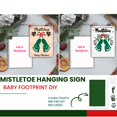 thumbnail image 2 of Cartel colgante Trumpetic Baby First Christmas Muérdago 2024, 2 of 6