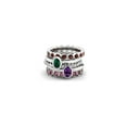 thumbnail image 2 of Gem & Harmony 1.40 Carat (Ctw) Red Garnet Eternity Ring Band in Sterling Silver for Women, 2 of 6