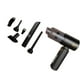 thumbnail image 5 of Aspirador de mano para coche, miniaspirador portátil multiusos inalámbrico, plumero de aire para el hogar, teclado de coche, pelo de mascota Negro Dorado, 5 of 9