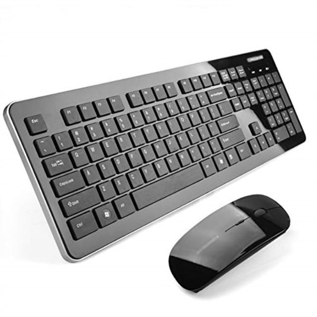 wireless keyboard and mouse combo for windows, 2.4ghz gaming keyboard