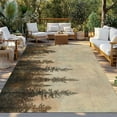 thumbnail image 3 of Fsddascl Forest Tree Outdoor Rug for Patio/Deck/Porch, Non-Slip Large Area Rug 5 x 8 Ft, Modern Vintage Winter Fall Natural Plant Indoor Outdoor Rugs Washable Area Rugs, Camping Rug Carpet, 3 of 5