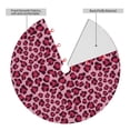 thumbnail image 2 of Sikiie Rose Leopard Print 30-48 inches {designName} Print Christmas Tree Skirt Snowman Xmas Tree Skirt with Edge Christmas Decorations for Holiday Party48", 2 of 7