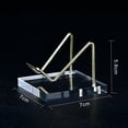 thumbnail image 6 of Dujiujun Display Stand Compact Sturdy Stone Mineral Display Rack Versatile Durable Acrylic Rack Holder for Collector, 6 of 7