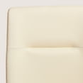 thumbnail image 2 of CHUN YI Modern Farmhouse Faux Leather Dining Chairs, Upholstered Kitchen Chairs, Set of 2, White, 2 of 8