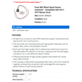 thumbnail image 2 of Front ABS Wheel Speed Sensor Connector - Compatible with 2013 - 2019 Nissan Versa 2014 2015 2016 2017 2018, 2 of 2
