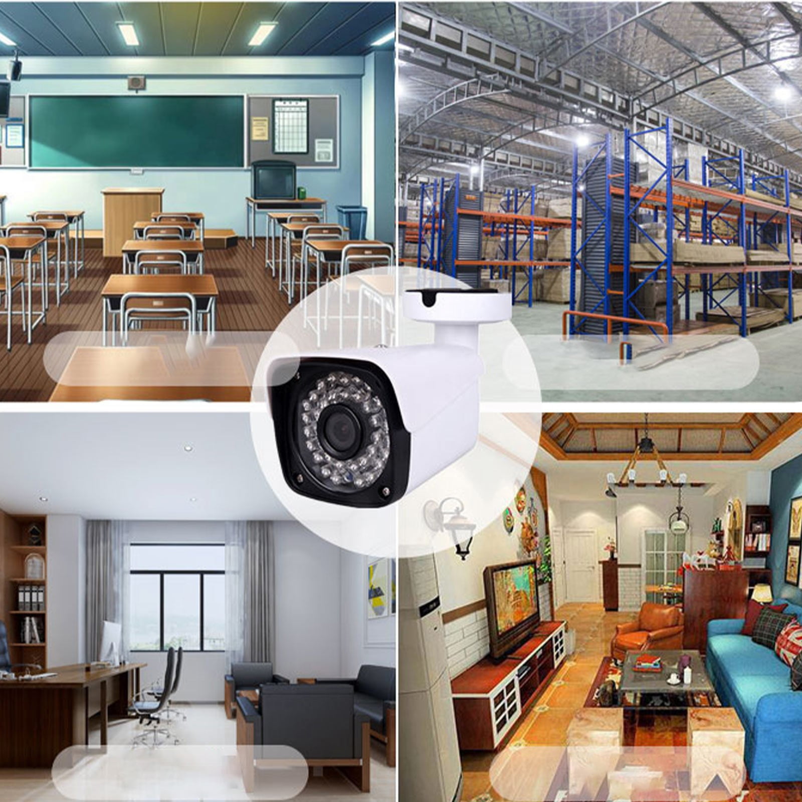 Barsme HD Outdoor Wireless Security Camera with Audio