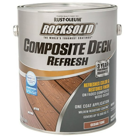 Rust-Oleum 350058 RockSolid Composite Deck Refresh, 1 Gallon